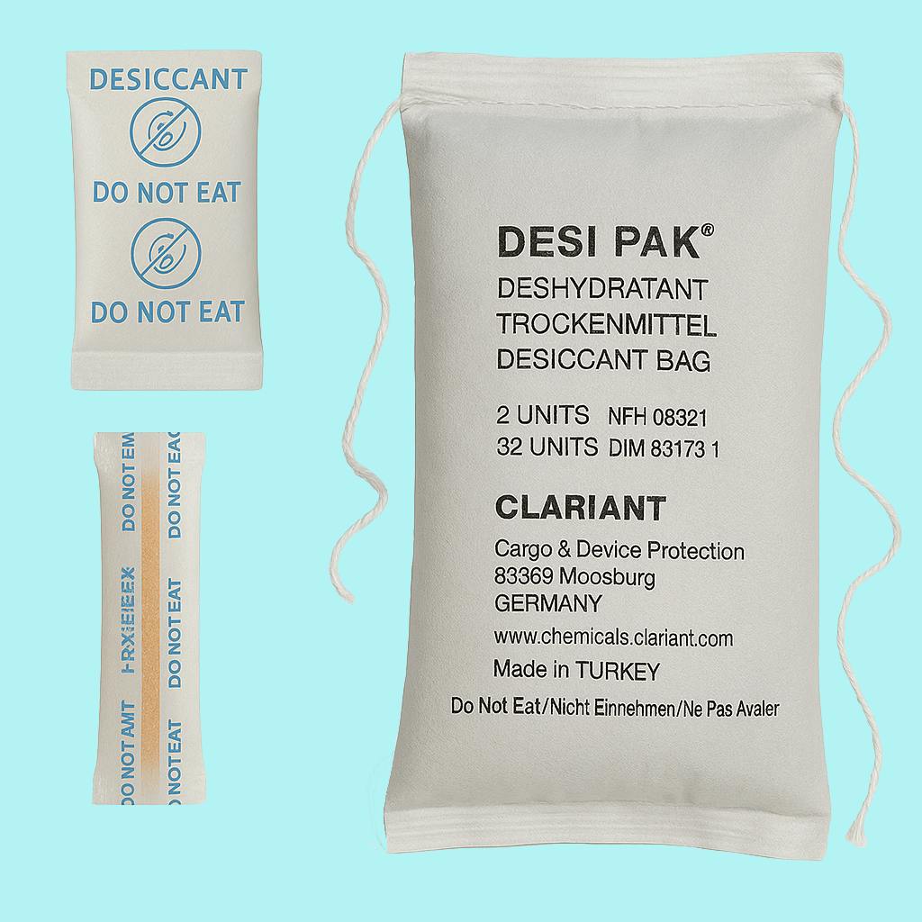 Ausführungen bei Trockenmittelbeuteln