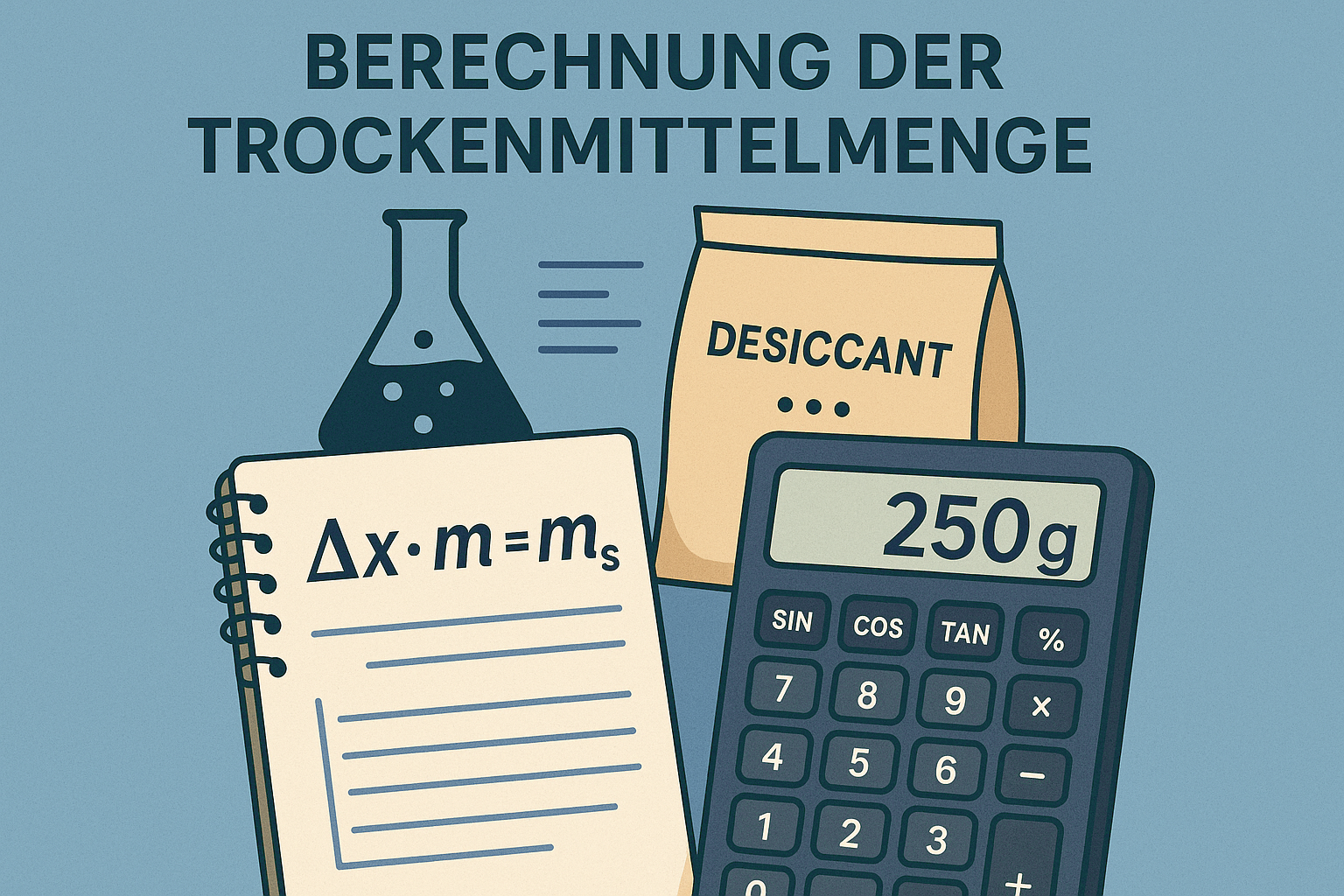 Berechnung der Trockenmittelmenge