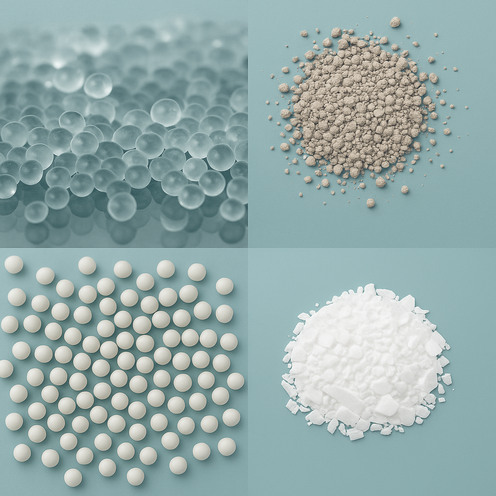 Arten von Trockenmitteln