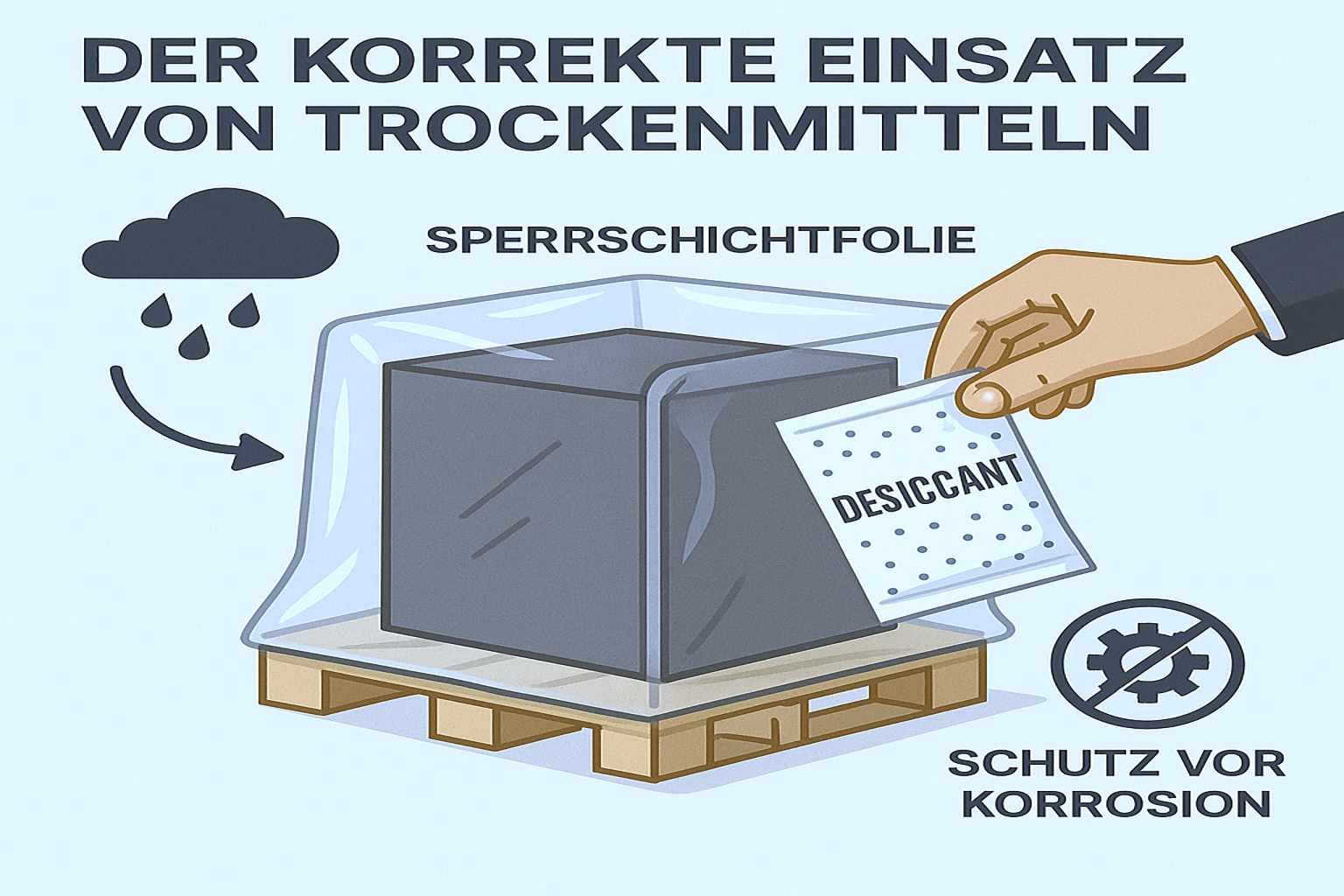 Der korrekte Einsatz von Trockenmitteln