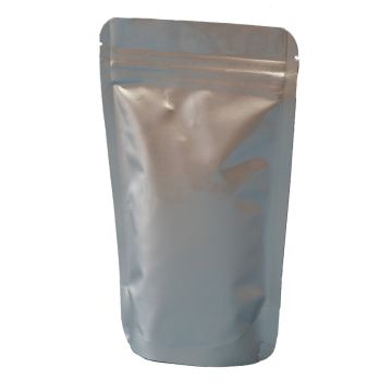 Standbodenbeutel mit Außenmaße 110 x 65 x 185 mm (Breite x Bodenfalte x Länge) Füllvolumen: 250 ml